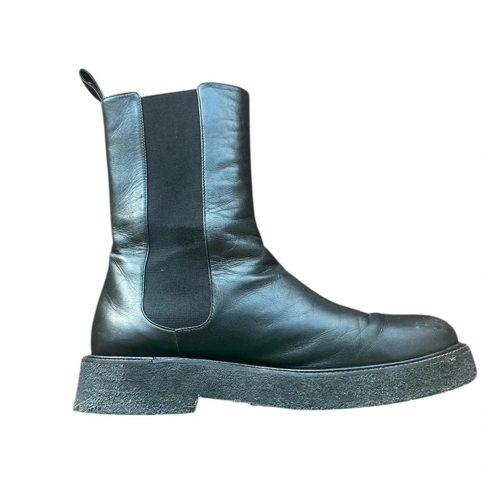 STAUD Palamino Chelsea Boot Black Leather 7.5 - Picture 2 of 14